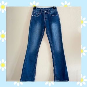 Boot Cut Girls Wired Heart Jeans Size 14